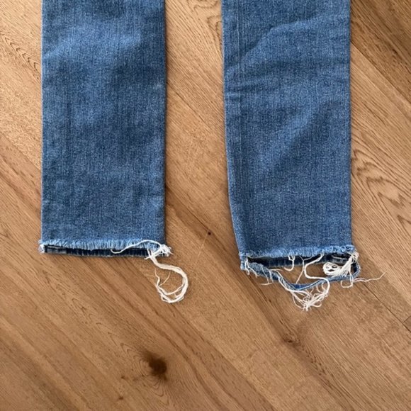 NEVER WORN Mother Denim High Wasted Rascal Ankle in Love Gun Size 24 - Picture 14 of 15